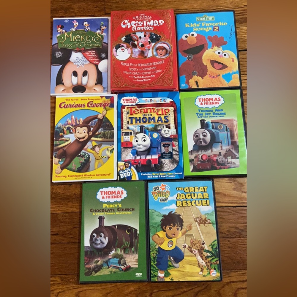 Assorted kids movies